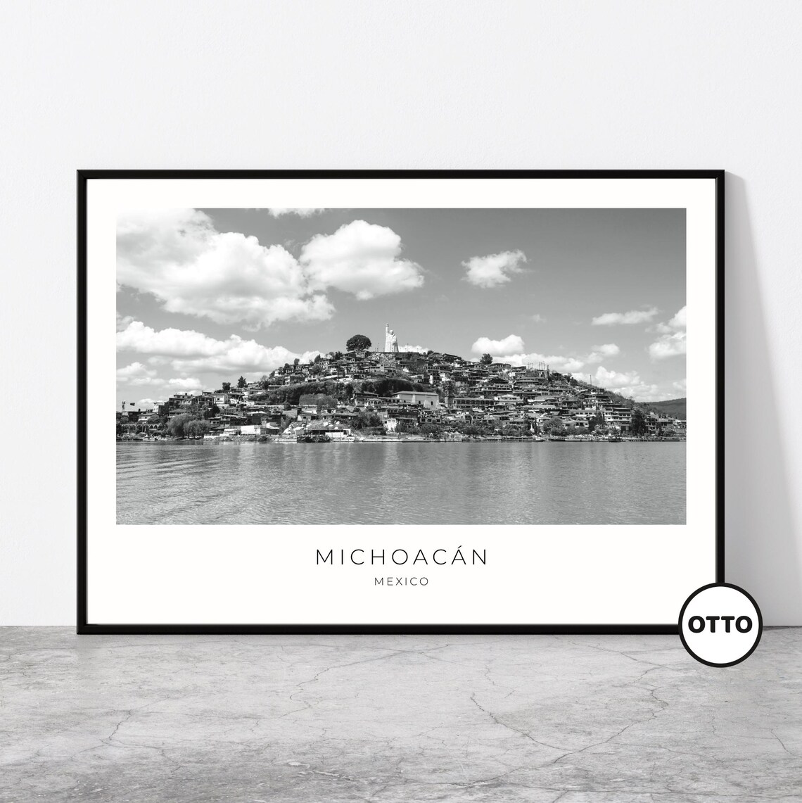 Lake Pátzcuaro Michoacán Travel Poster, Mexico