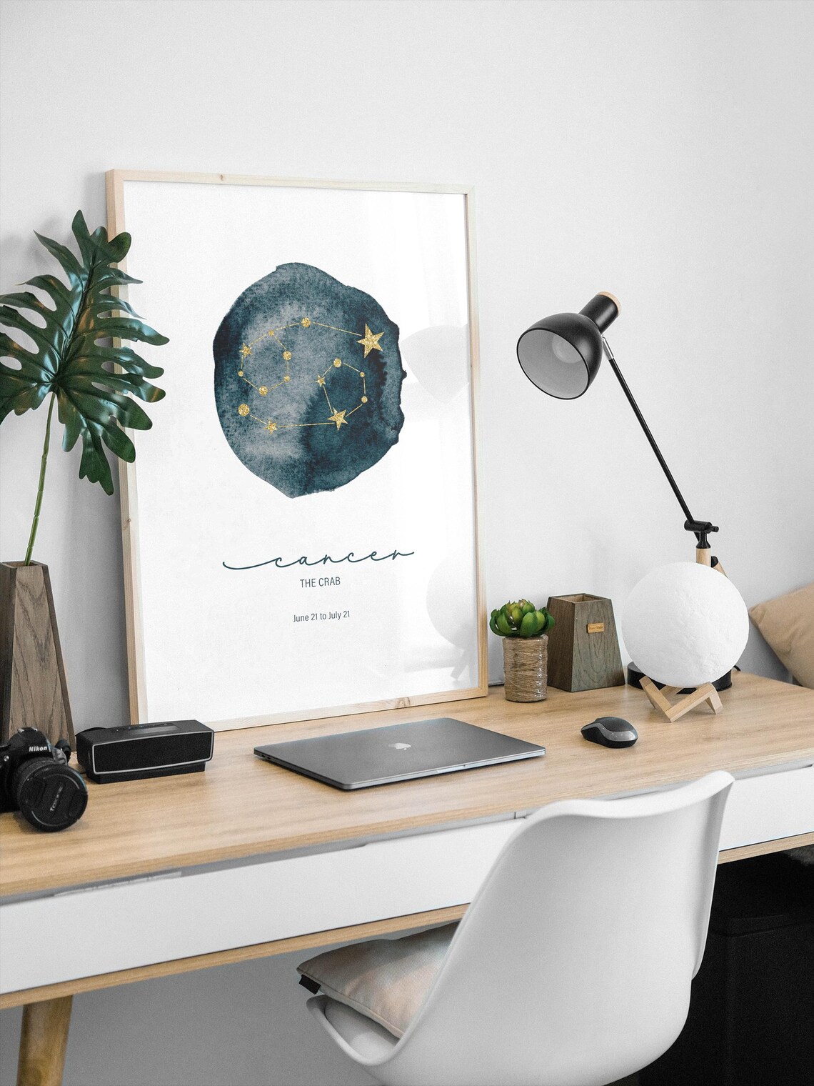 Cancer Vintage Retro Astrology Zodiac Poster - Image 6
