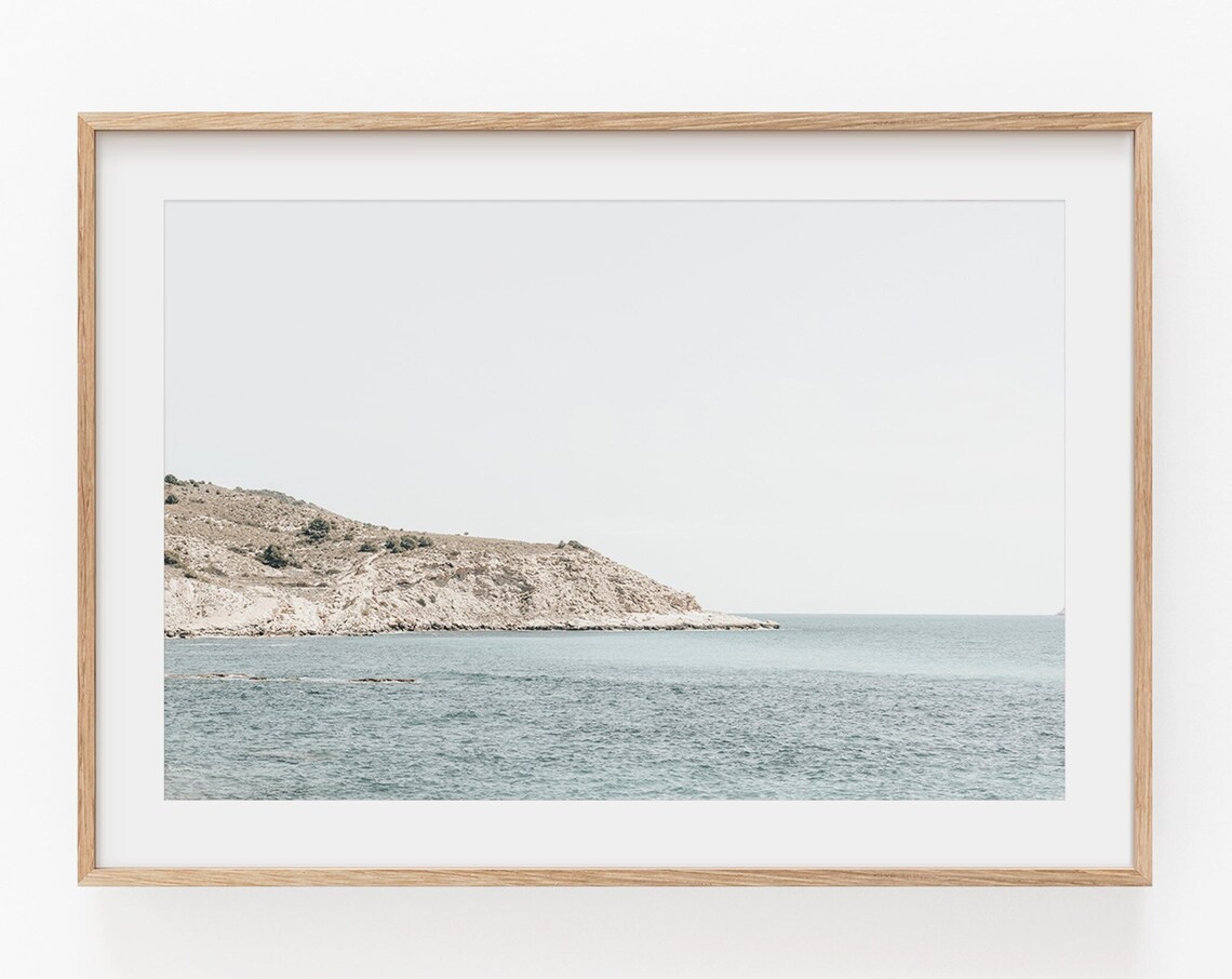 Beach Surf Art Print, Coastal Decor Wall Art