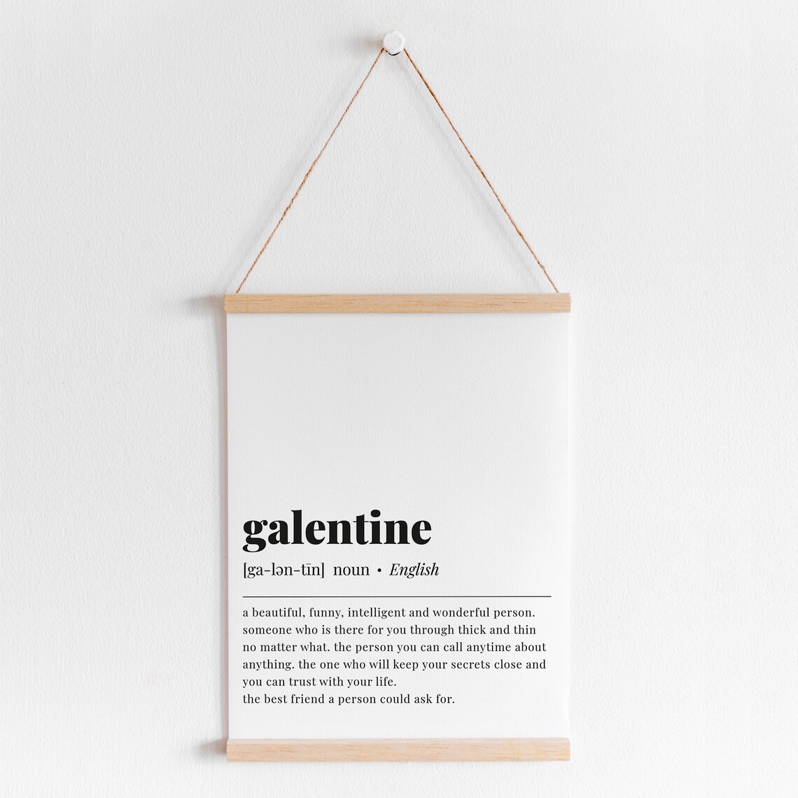 Galentine Definition Art Print, Friendship Poster - Image 6