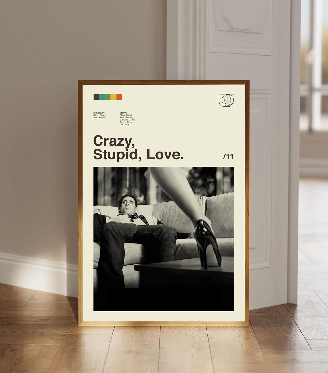 Crazy Stupid Love 2011 Movie Minimalist Mid Century Modern Poster