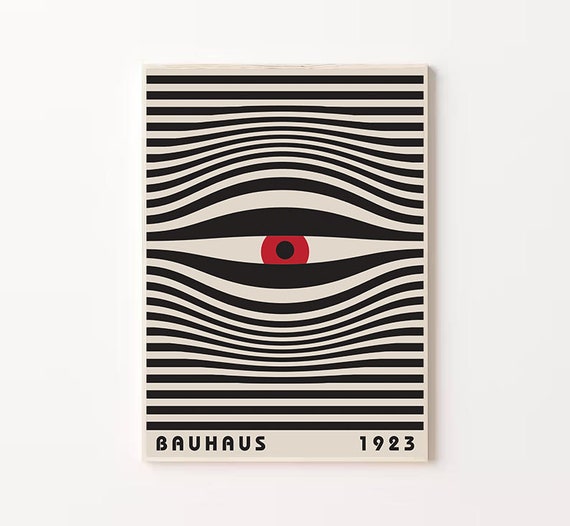 Bauhaus Exhibition Poster Bauhaus 1923 Ausstellung Print Bauhaus Exhibition Home Decor Art Exhibition Wall Decor