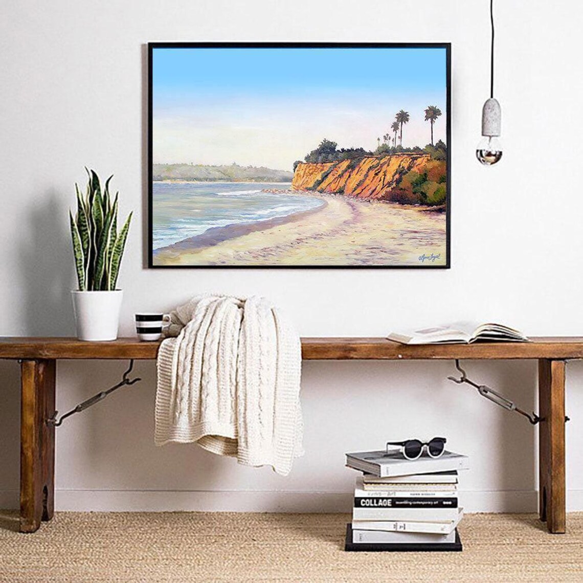 Santa Barbara Butterfly Beach, Montecito Poster Print - Image 2