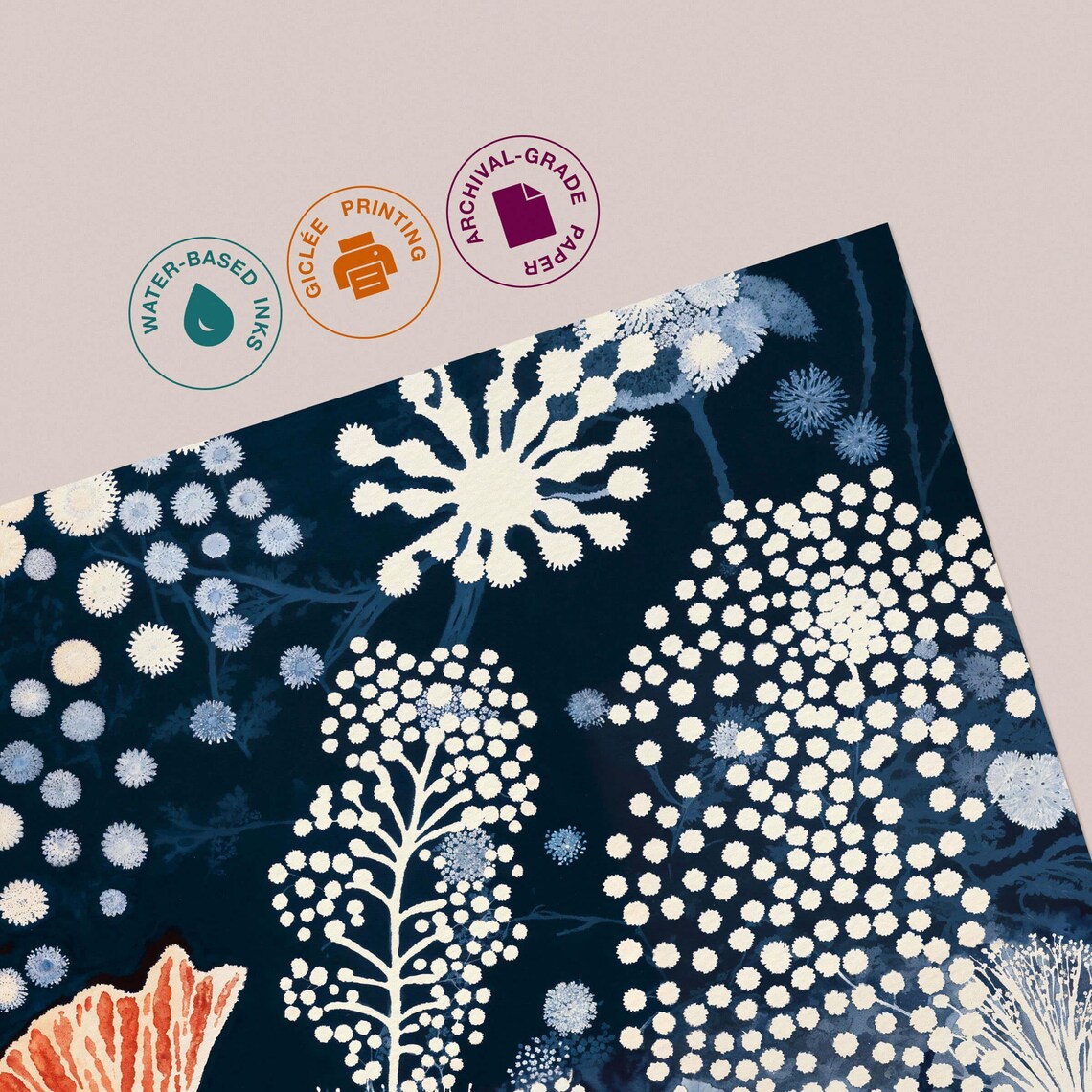 Yayoi Kusama Botanical Art Print, Japandi Floral - Image 3