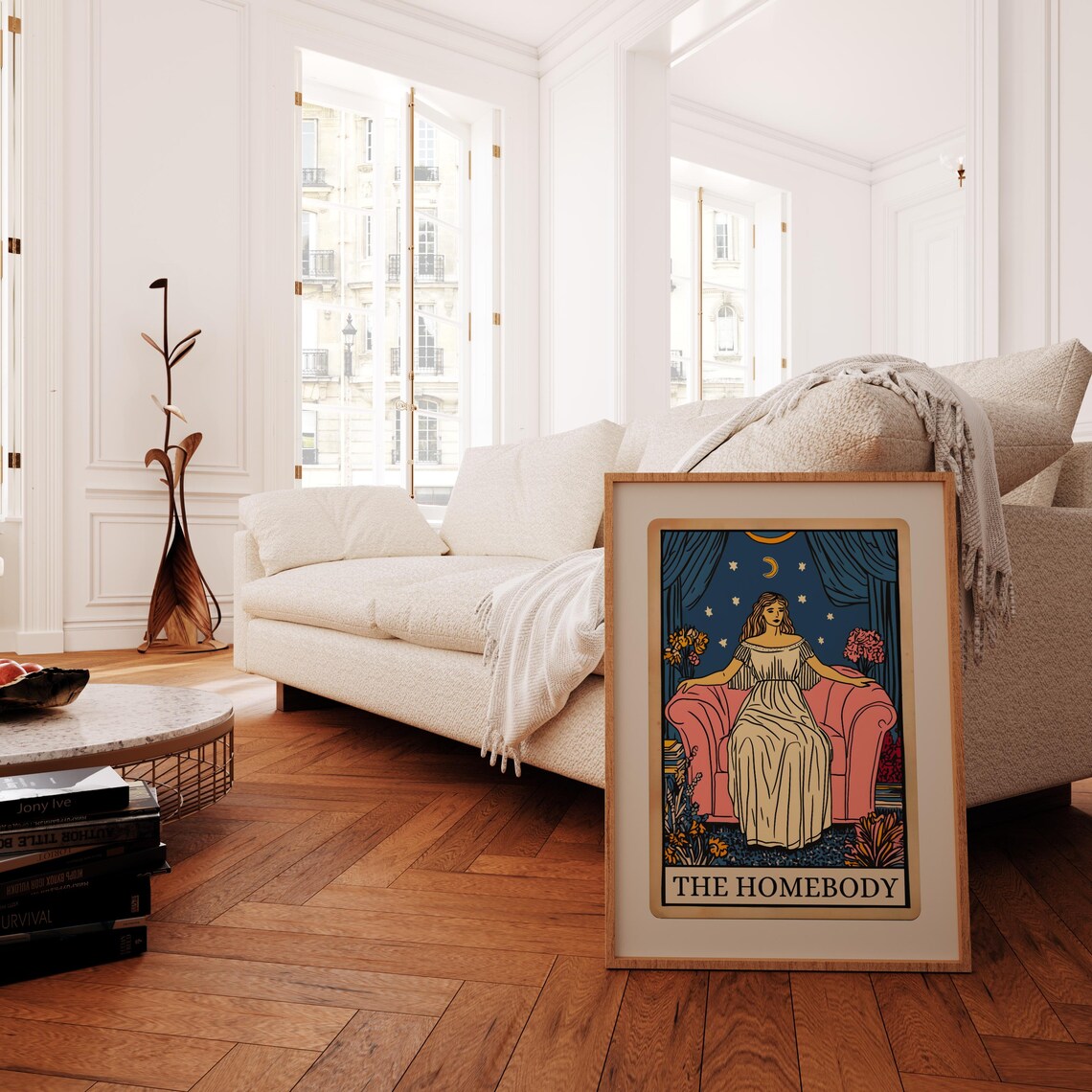 Homebody Tarot Card Art Print, Living Room Decor - Image 3