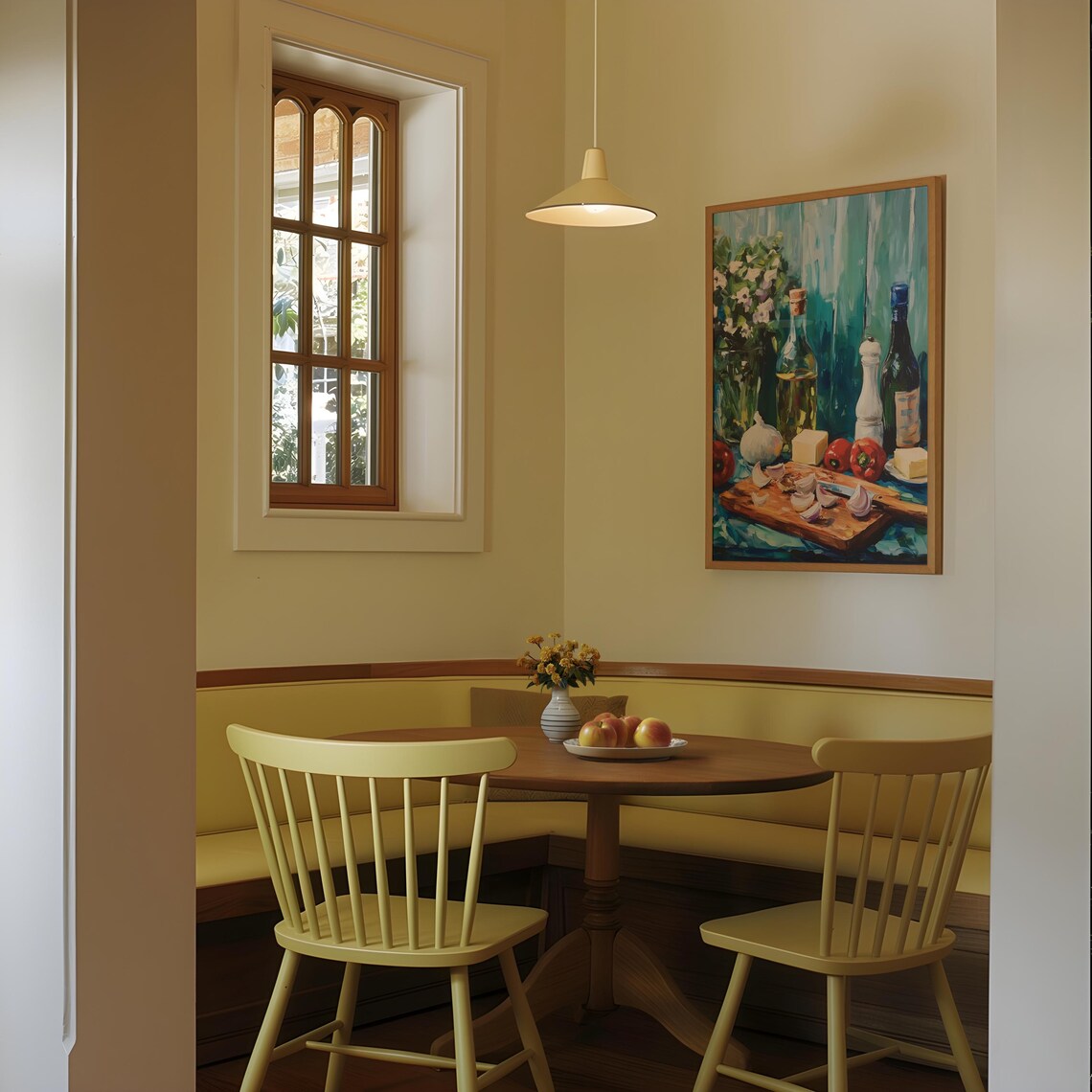 Italian Cooking and Garlic Kitchen Food Art Print - Image 3