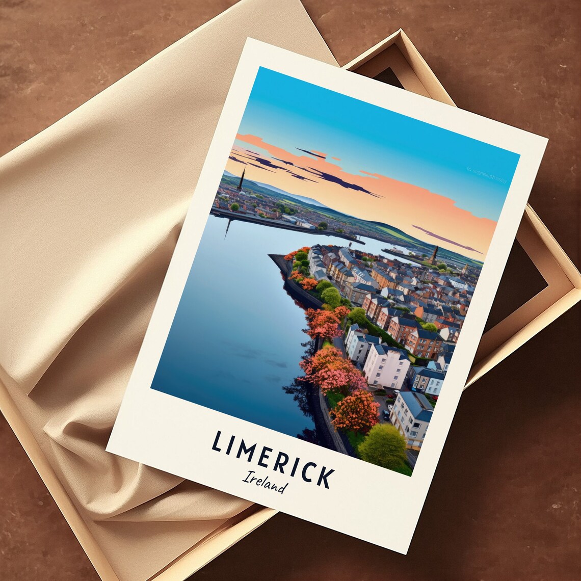 Limerick Travel Poster, Ireland City Print - Image 3