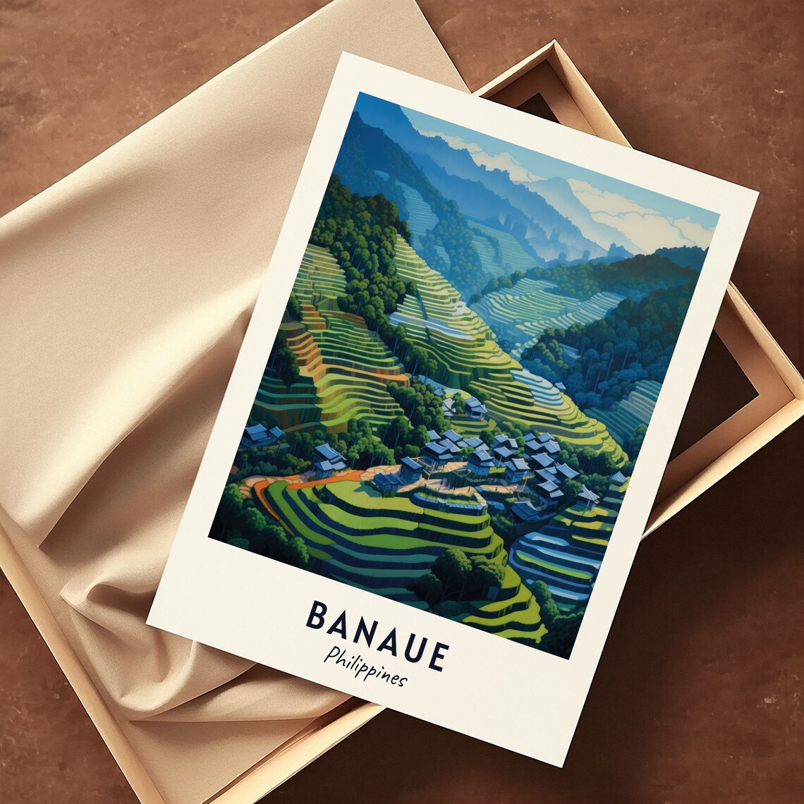 Banaue Rice Terraces Travel Poster, Philippines - Image 3