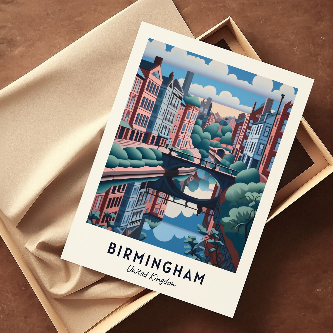 Birmingham United Kingdom Travel Poster, City Poster - Image 3