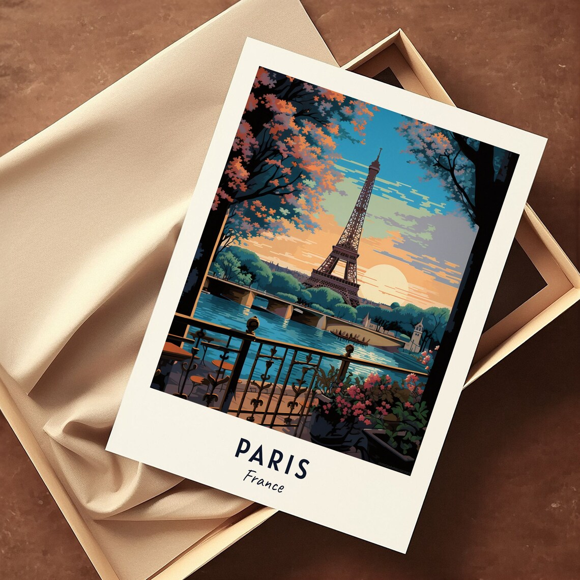 Paris Travel Print, France City Art Poster - Image 3