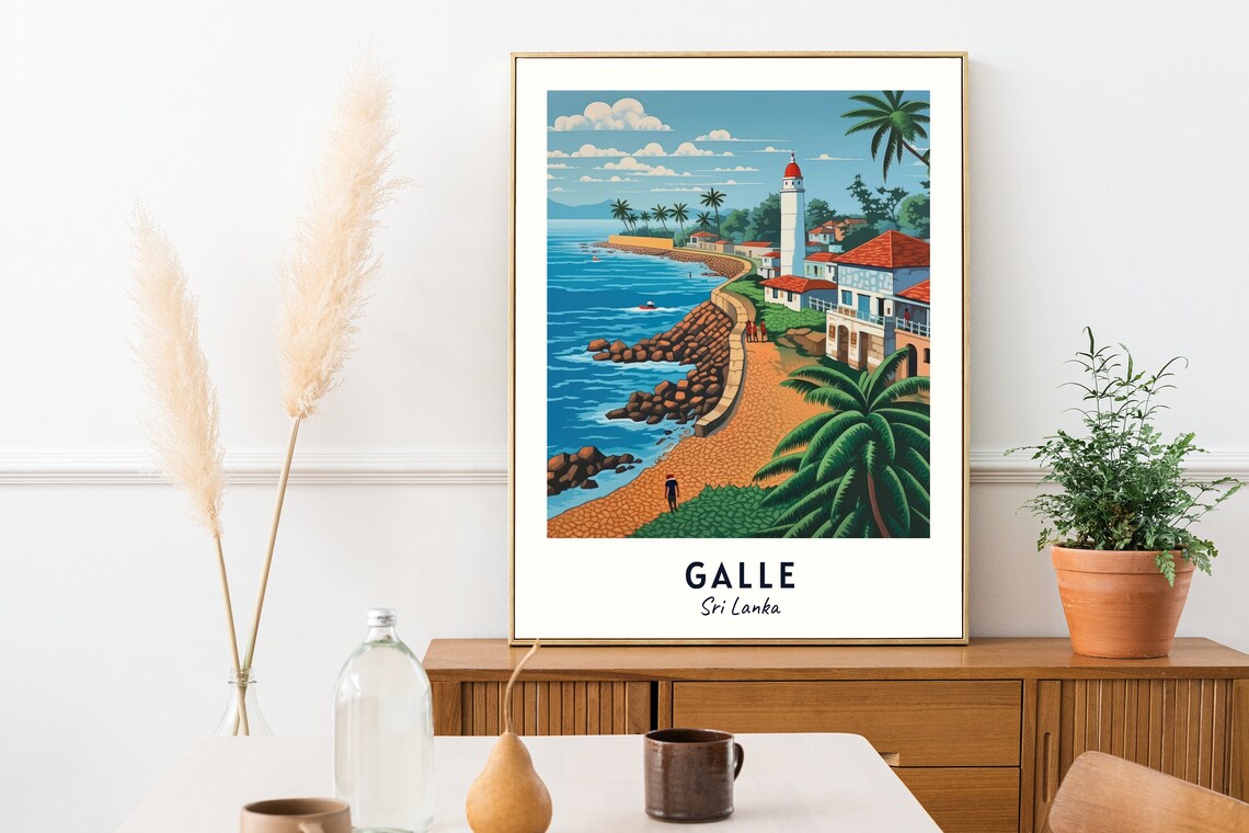 Galle Fort UNESCO World Heritage Site Travel Poster - Image 2