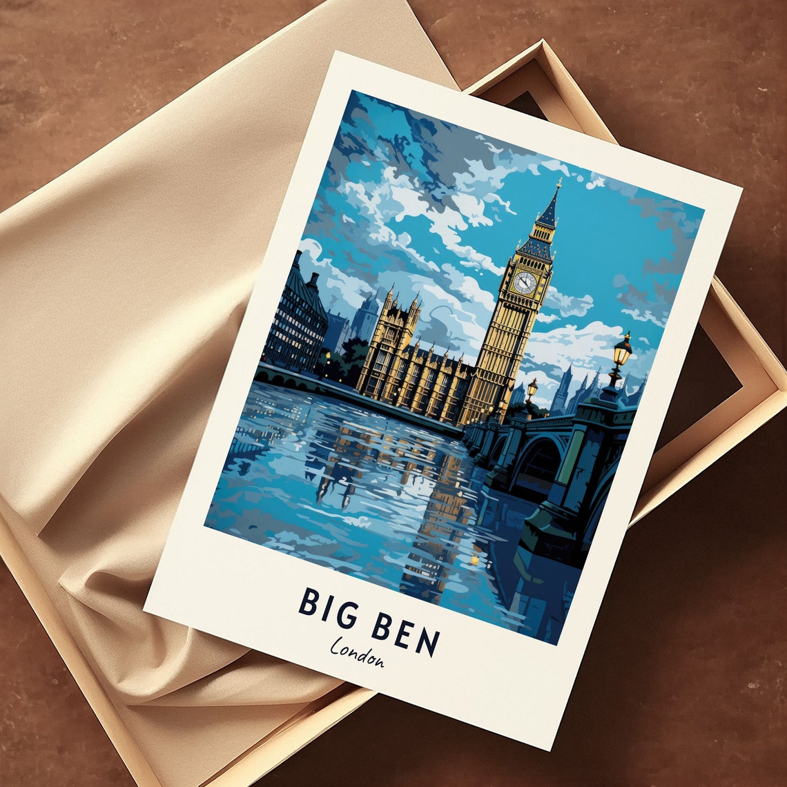 Big Ben London Travel Print Wall Art Big Ben London City Print Big Ben London Travel Gift Big Ben London Poster - Image 3
