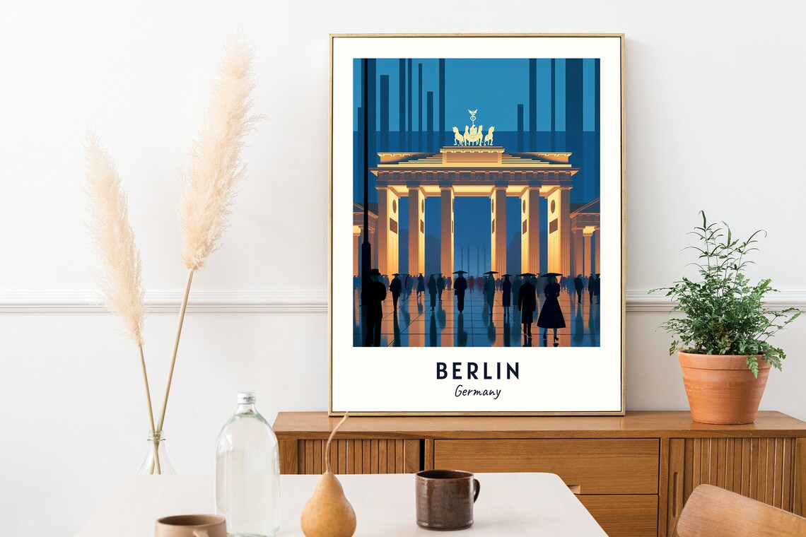 Berlin Travel Poster, Germany City Wall Art - Image 2