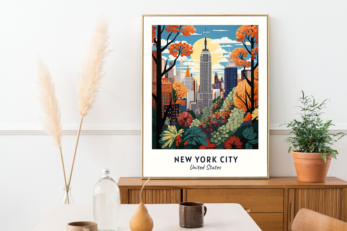 New York City Travel Poster, United States Print - Image 2