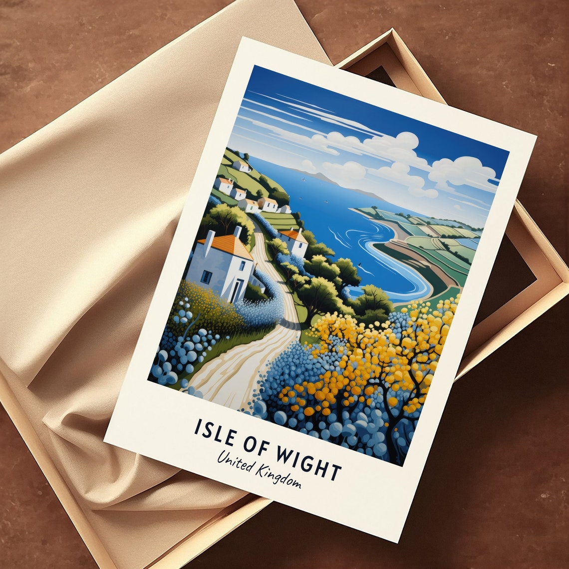 Isle Of Wight United Kingdom Travel Print Wall Art Isle Of Wight United Kingdom City Print Isle Of Wight United Kingdom Travel Gift - Image 3