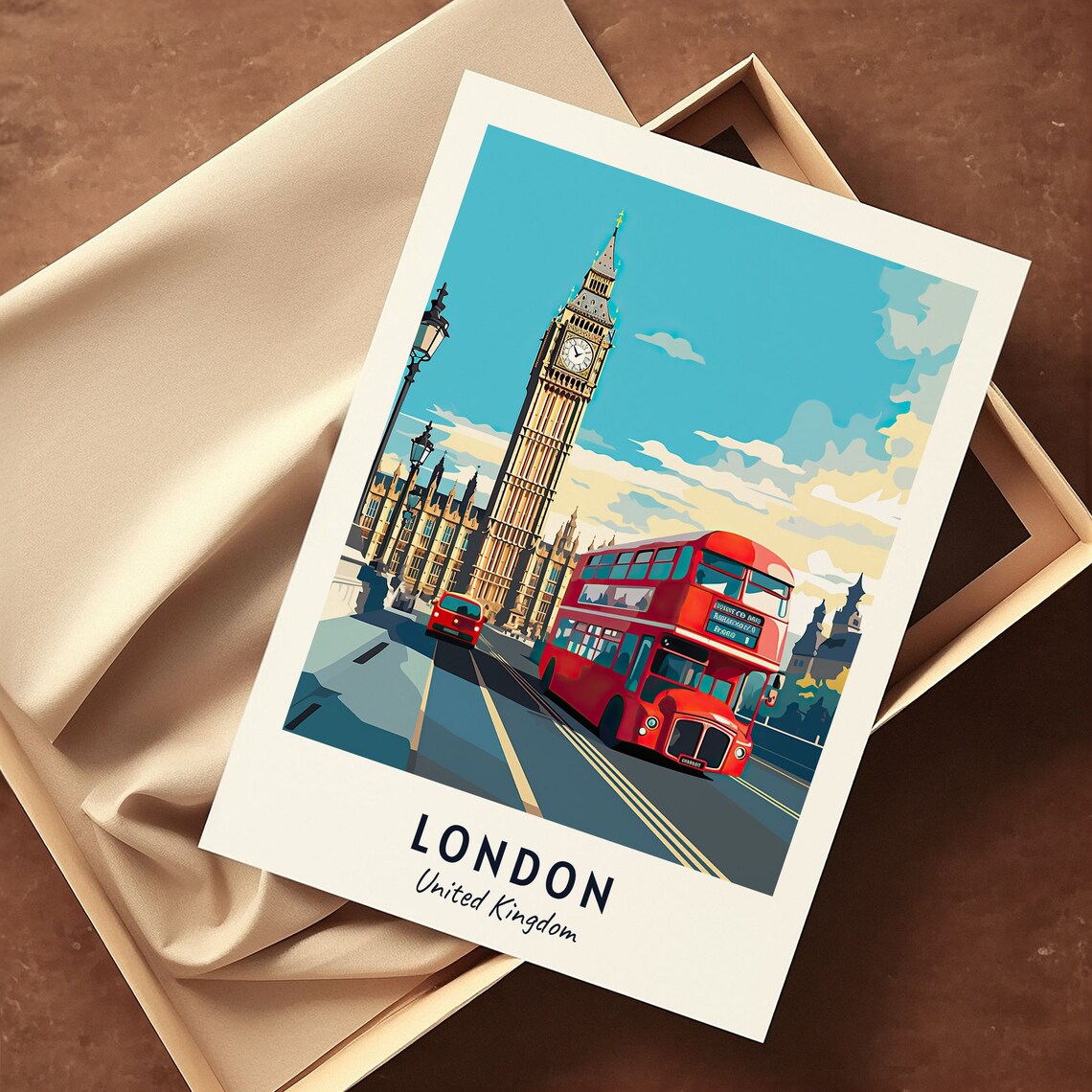 London City Travel Poster, United Kingdom Print - Image 3