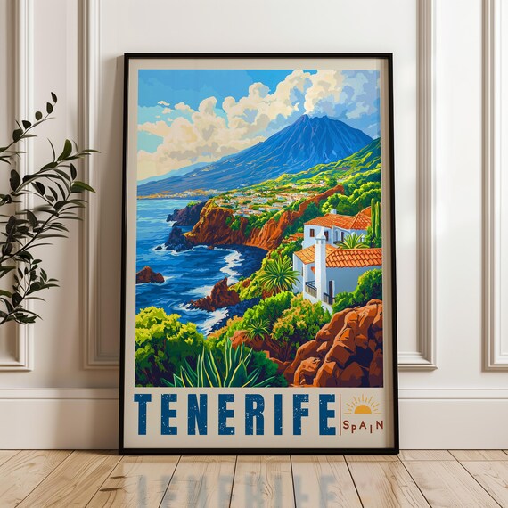 Tenerife - Vintage Travel Poster