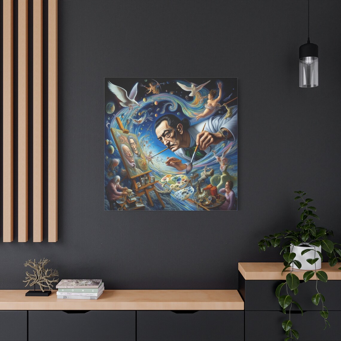 Salvador Dali Surreal Fantasy Art Print, Mystical - Image 4