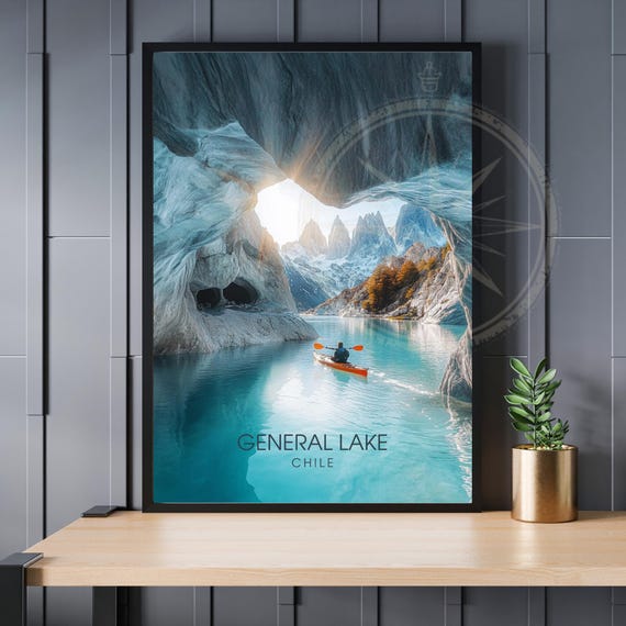 General Carrera Lake Poster Chile Travel Buenos Aires