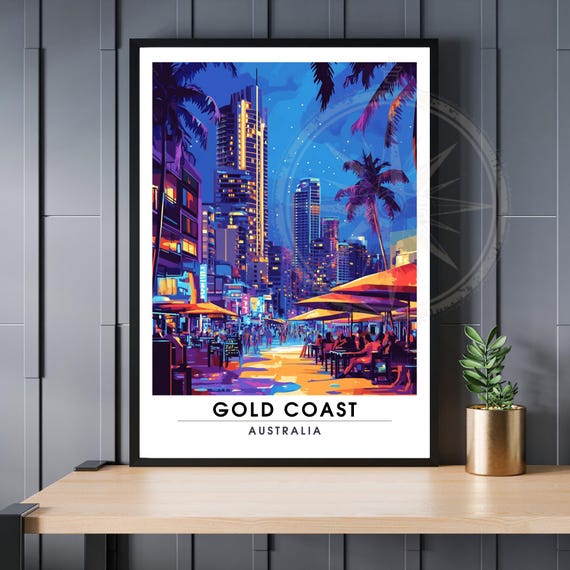 Gold Coast Poster Australia Travel