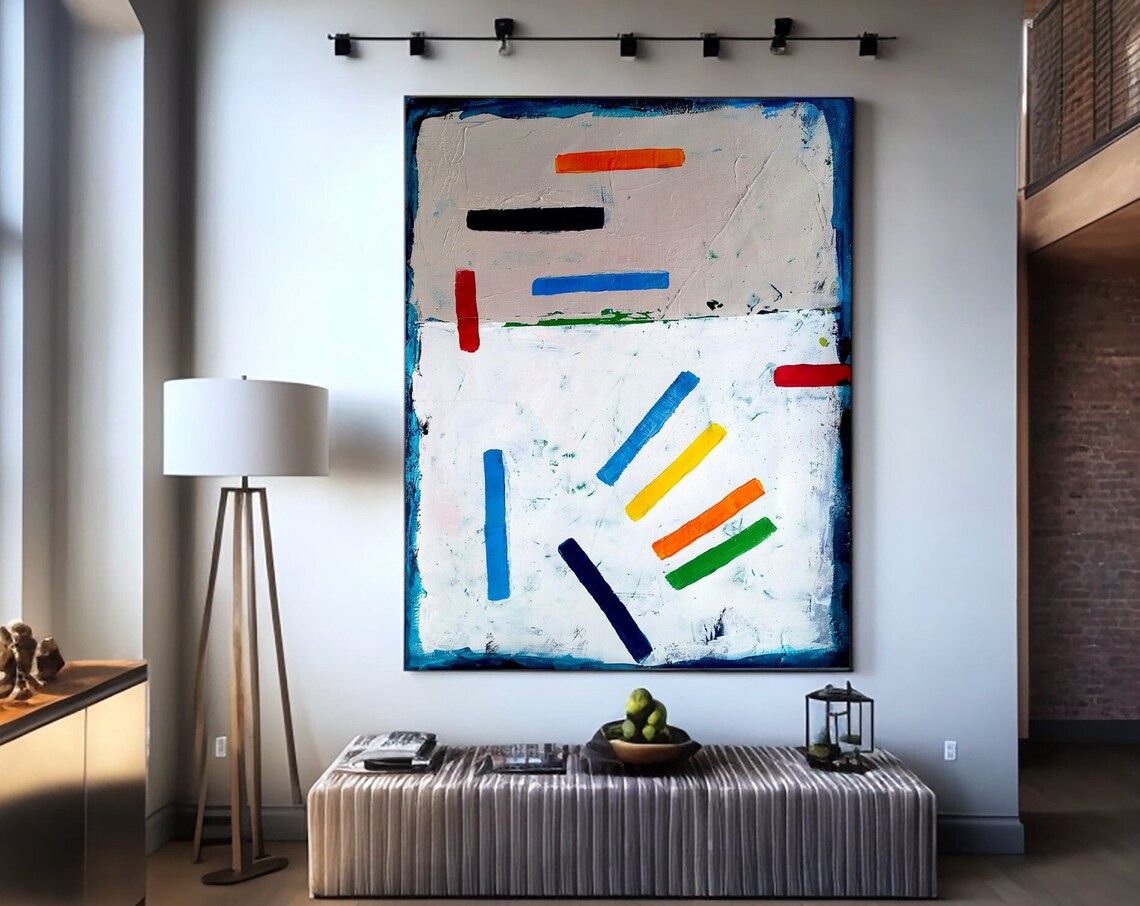 Abstract Modern Painting, Large Abstract Wall Art Print - Image 5