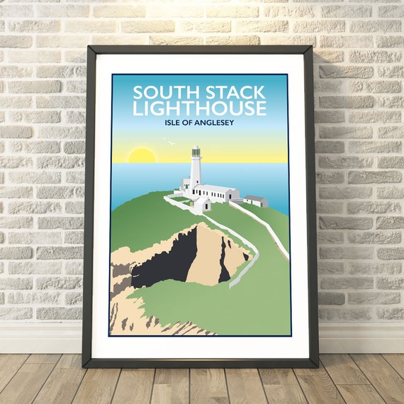 South Stack Lighthouse Isle Of Anglesey Capturing A Memory Travel Prints And Gifts By Tabitha Mary