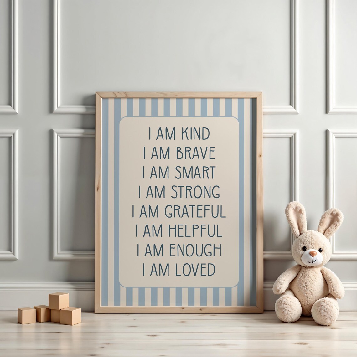 Boys Affirmations Wall Art Print, Nursery Playroom - Image 3