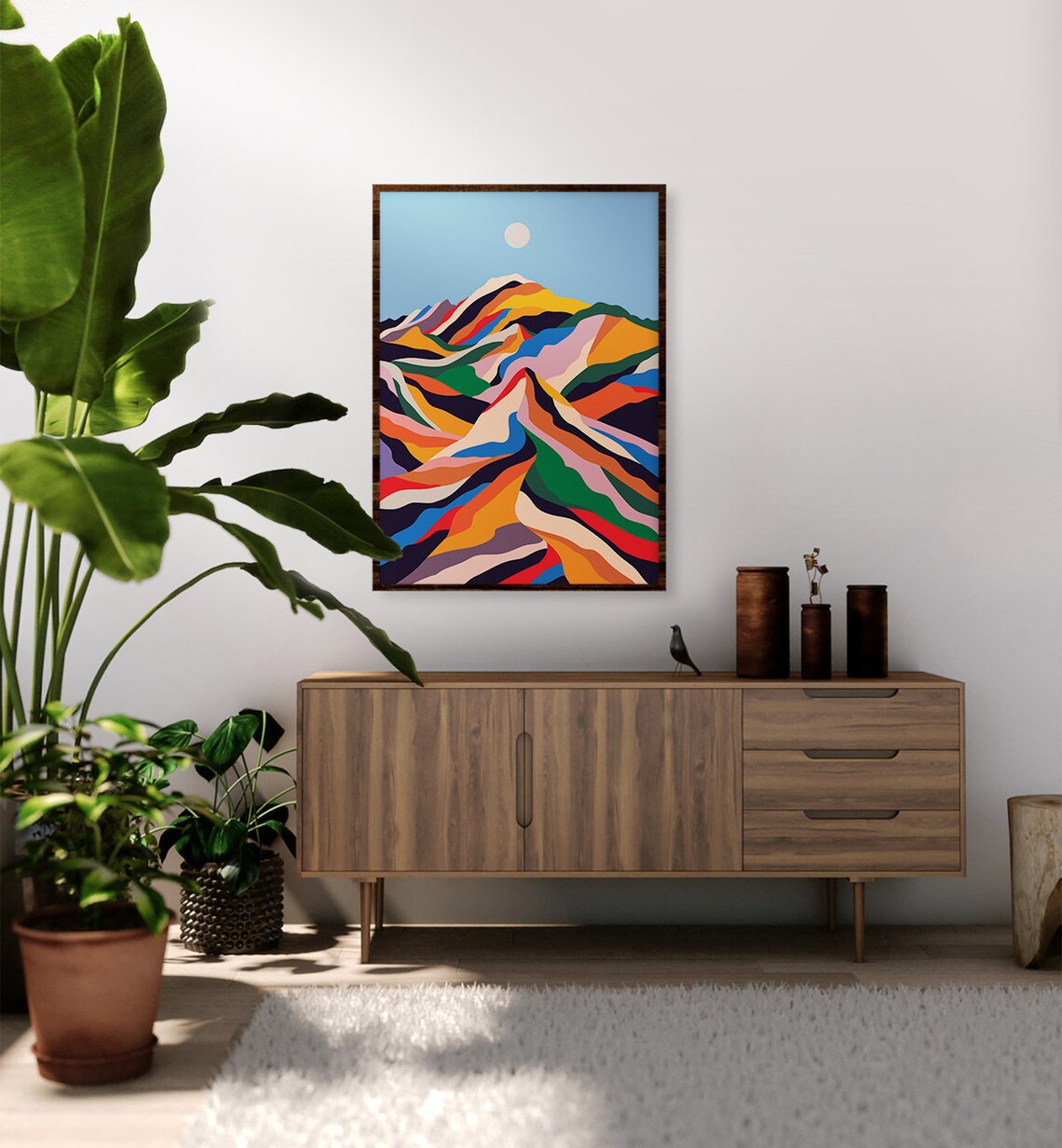 55 X 75 Cm 217 X 295 Inch Large Size Mountain Art Print - Image 2