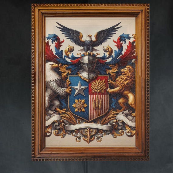 Castlecorecoat Of Arms Poster Art 10 Illustrations Usa Noble Heraldic Tradition History4th July Gift Patriot