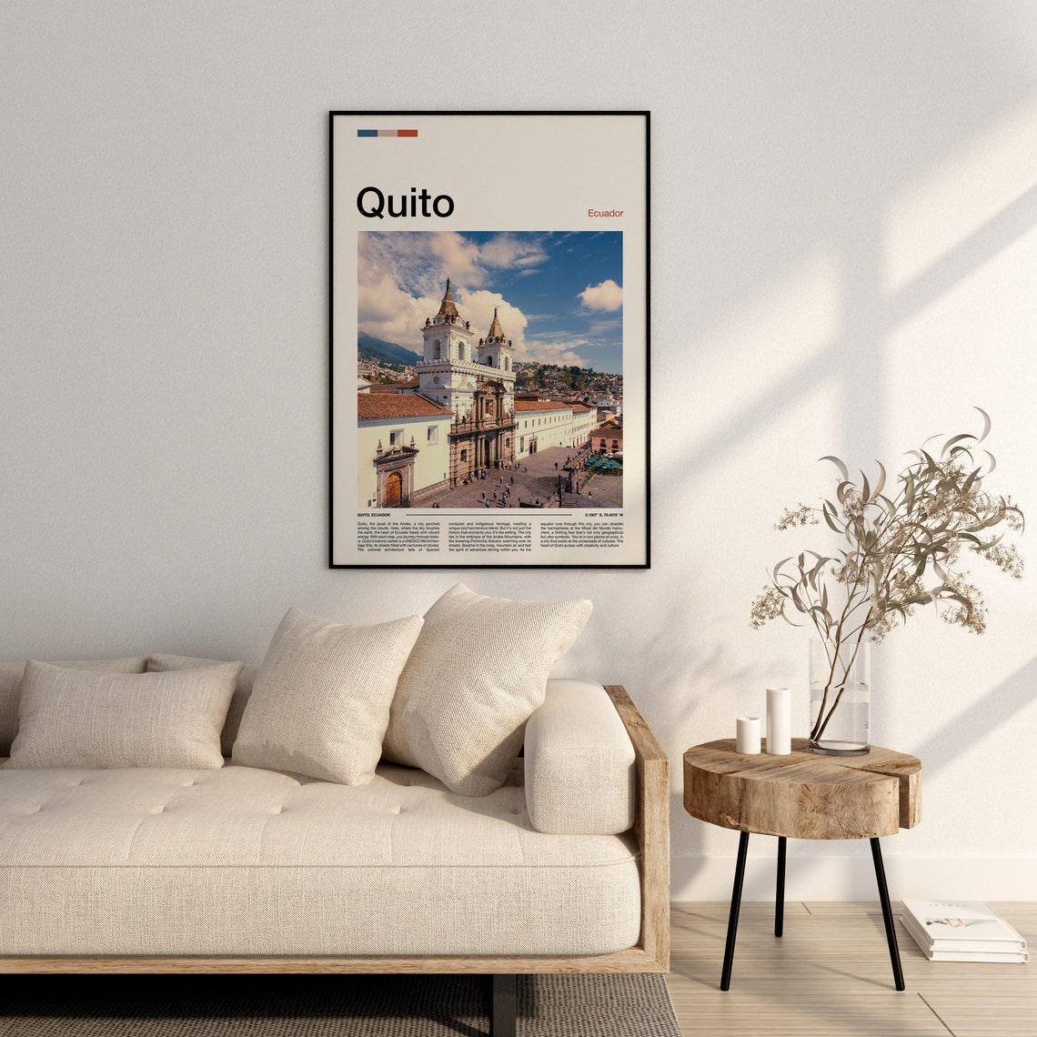 Quito Print Quito Poster Quito Wall Art Ecuador Art Print Quito Photo Quito Gifts Travel Poster Traveler Gifts - Image 3