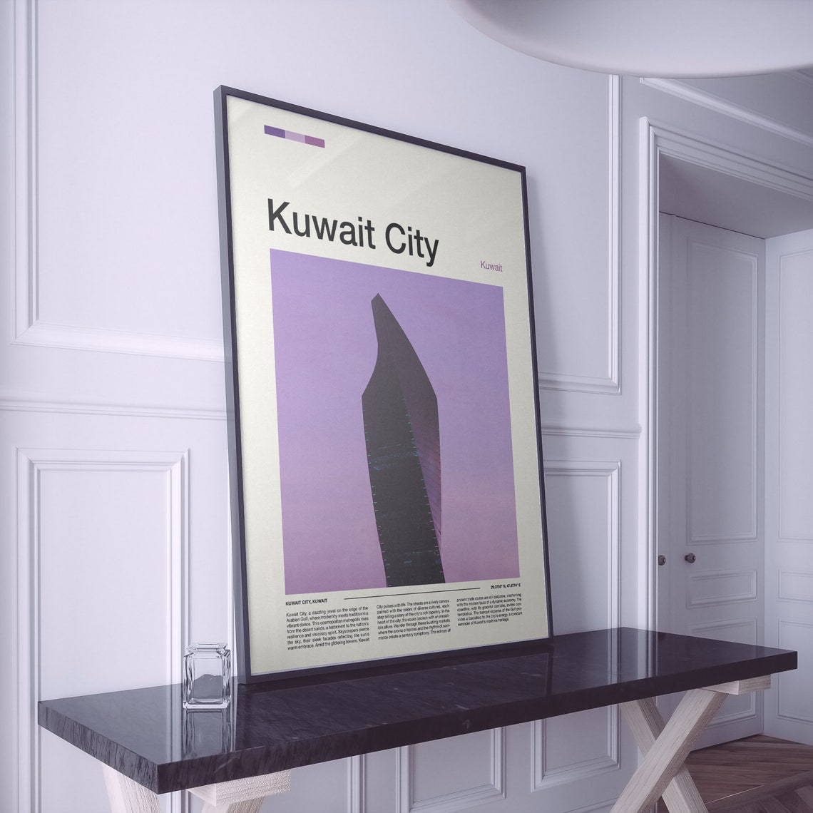 Kuwait City Print Kuwait City Poster Kuwait City Wall Art Kuwait Art Print Kuwait City Photo Travel Poster Traveler Gift Travel Gifts - Image 2