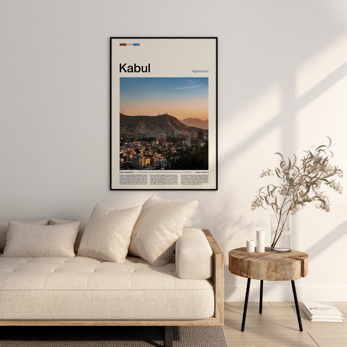 Kabul Print Kabul Poster Kabul Wall Art Afghanistan Art Print Kabul Photo Traveler Gifts Travel Poster - Image 2