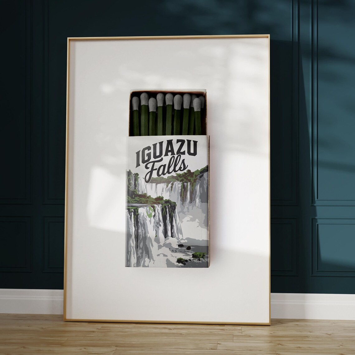 Iguazu Falls Matchbox Print Iguazu Falls Print Iguazu Falls Poster Iguazu Falls Wall Art Iguazu Falls Art Print Iguazu Falls Gifts - Image 5