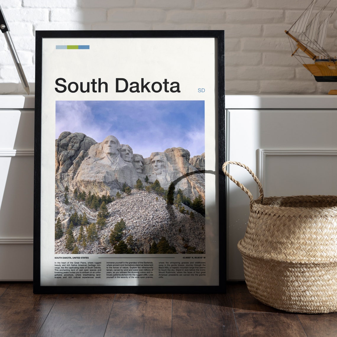 South Dakota Mount Rushmore National Memorial Granite Poster - Image 5