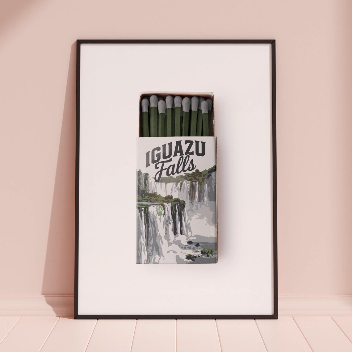 Iguazu Falls Matchbox Print Iguazu Falls Print Iguazu Falls Poster Iguazu Falls Wall Art Iguazu Falls Art Print Iguazu Falls Gifts - Image 3