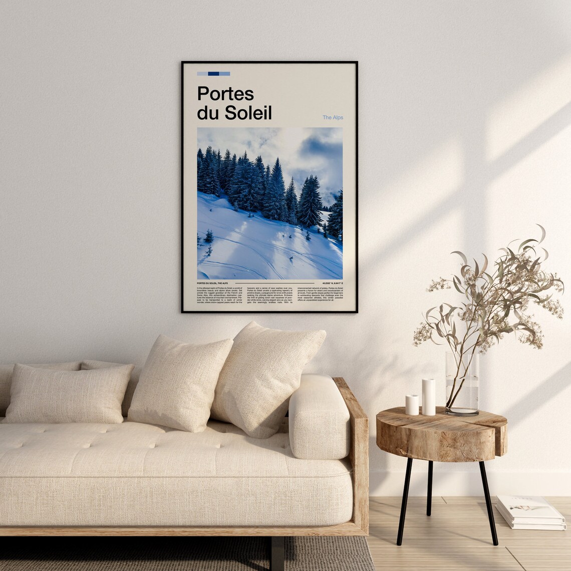 Portes Du Soleil Print Portes Du Soleil Poster Portes Du Soleil Wall Art Portes Du Soleil Art Print Portes Du Soleil Photo - Image 2