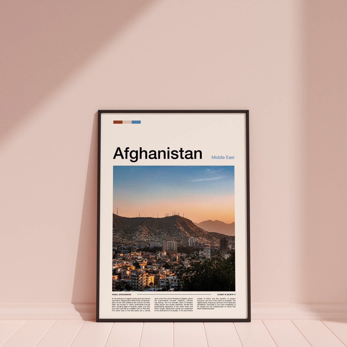 Afghanistan Print Afghanistan Poster Afghanistan Wall Art Afghanistan Art Print Afghanistan Photo Traveler Gifts Travel Poster - Image 4