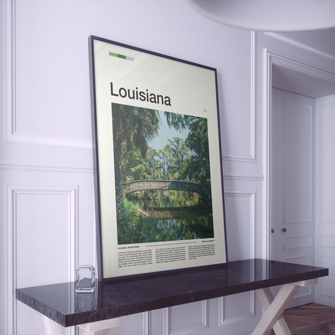 Louisiana Print Louisiana Poster Louisiana Wall Art Louisiana Art Print Louisiana Photo - Image 2