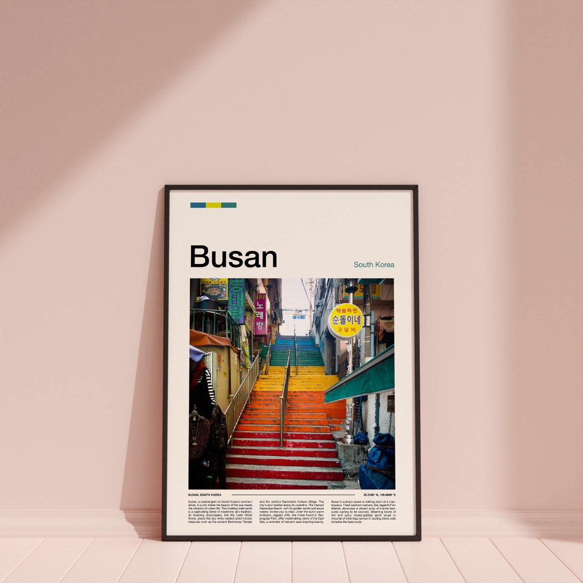 Busan Print Busan Poster Busan Wall Art South Korea Art Print Busan Photo Travel Poster Traveler Gifts Christmas Gifts - Image 4