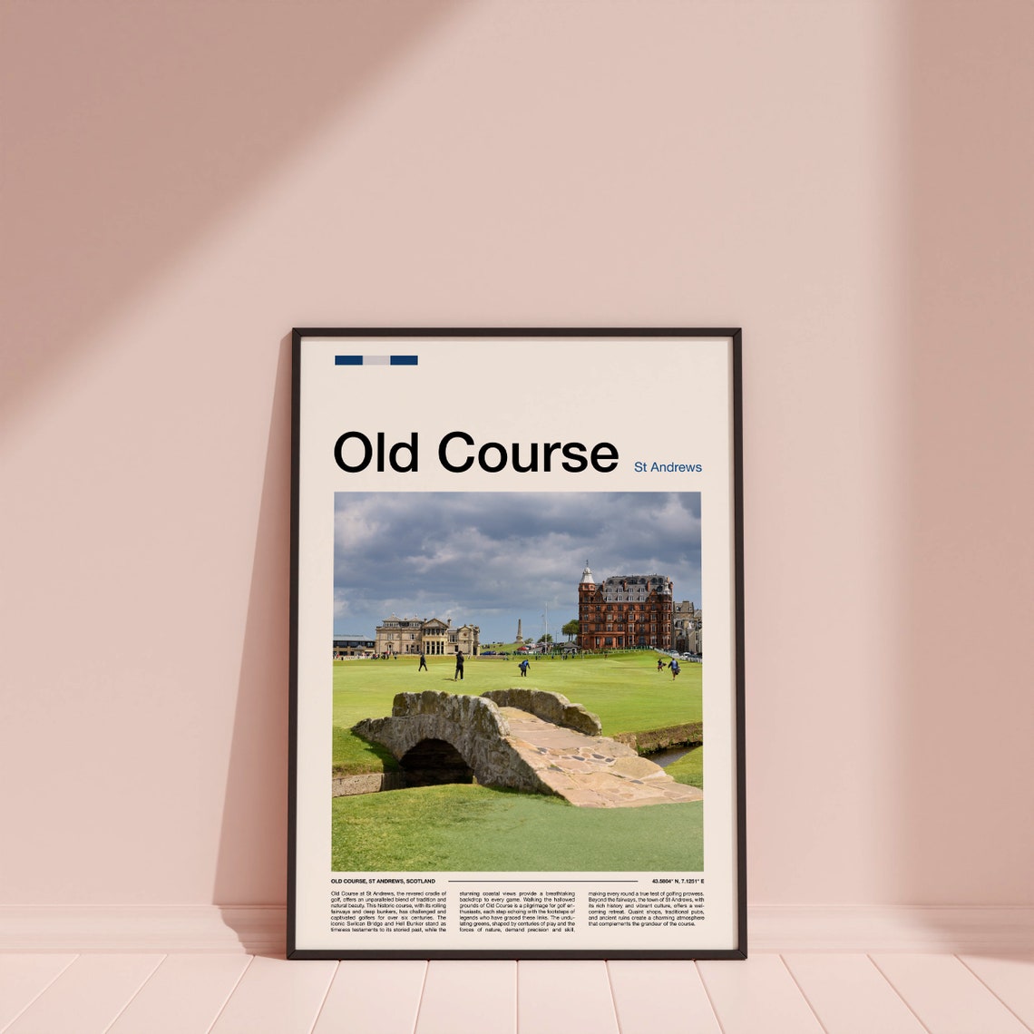 Old Course St Andrews Scotland Golf Swilcan Bridge Photo Poster - Image 4