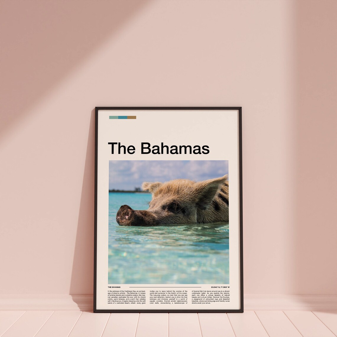 The Bahamas Print The Bahamas Poster The Bahamas Wall Art Caribbean Art Print The Bahamas Photo - Image 4