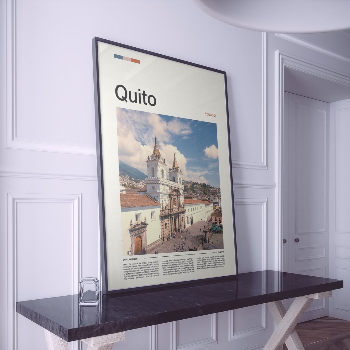 Quito Print Quito Poster Quito Wall Art Ecuador Art Print Quito Photo Quito Gifts Travel Poster Traveler Gifts - Image 2