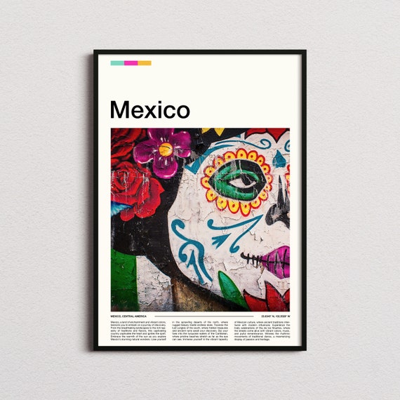Mexico Print Mexico Poster Mexico Wall Art Mexico Art Print Mexico Photo