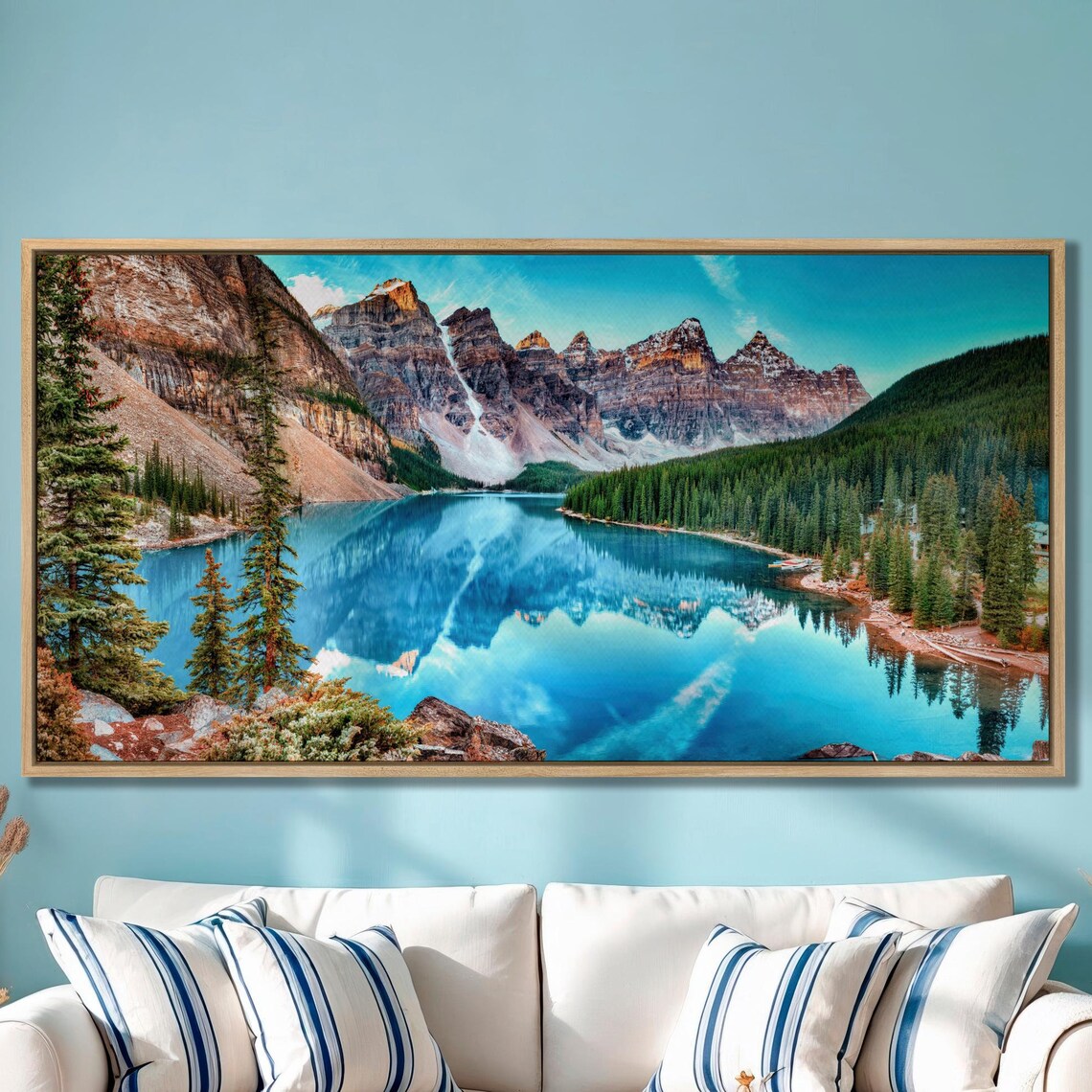 Banff National Park, Canadian Mountain Lake Art Print