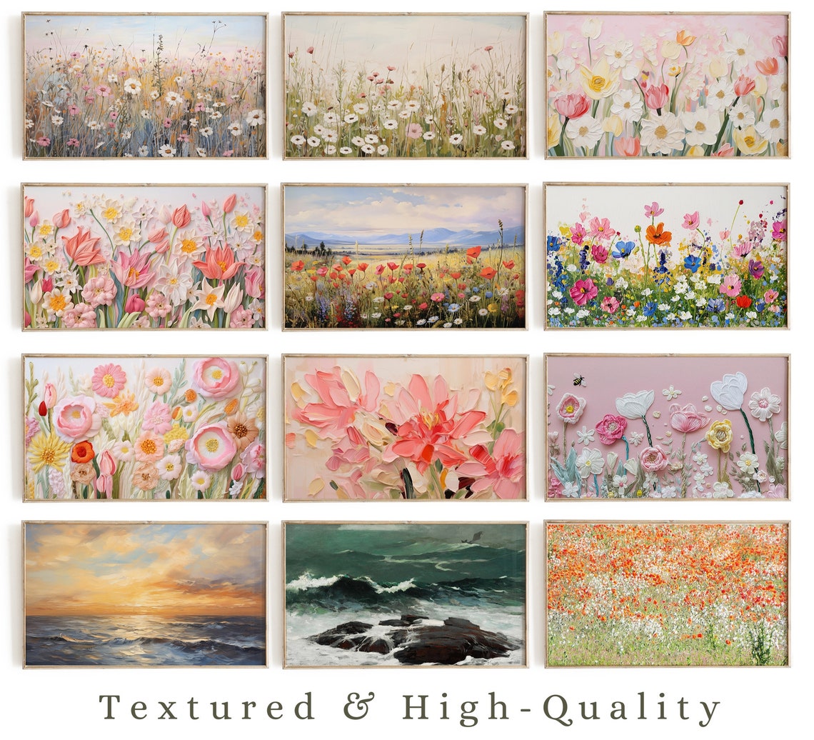 Summer Mega Bundle 60 Beach Floral Sunset Frame Tv Art Collection - Image 3