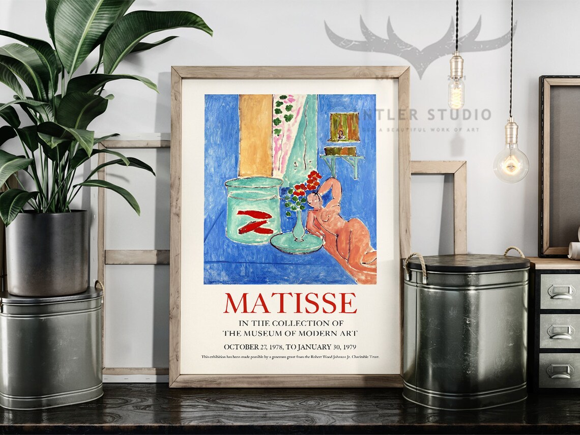 Henri Matisse Goldfish Bowl Painting 1978 MoMA Collection Poster - Image 2