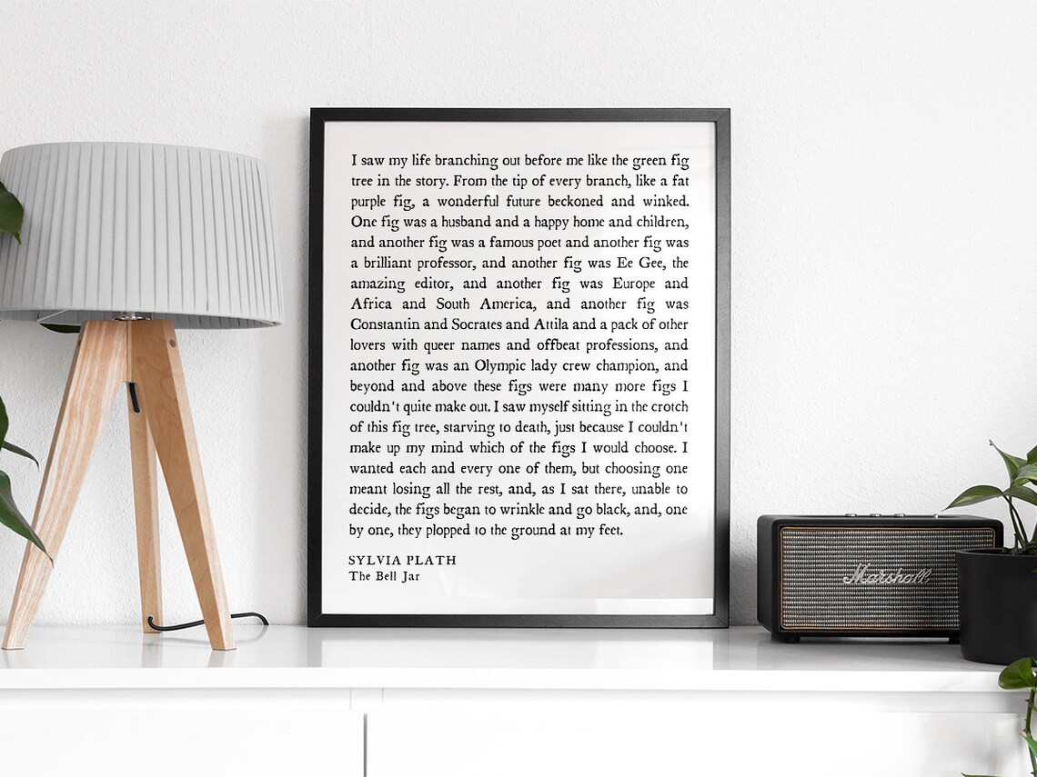 I Saw My Life Branching Out Quote, Literary Art Print - Image 2