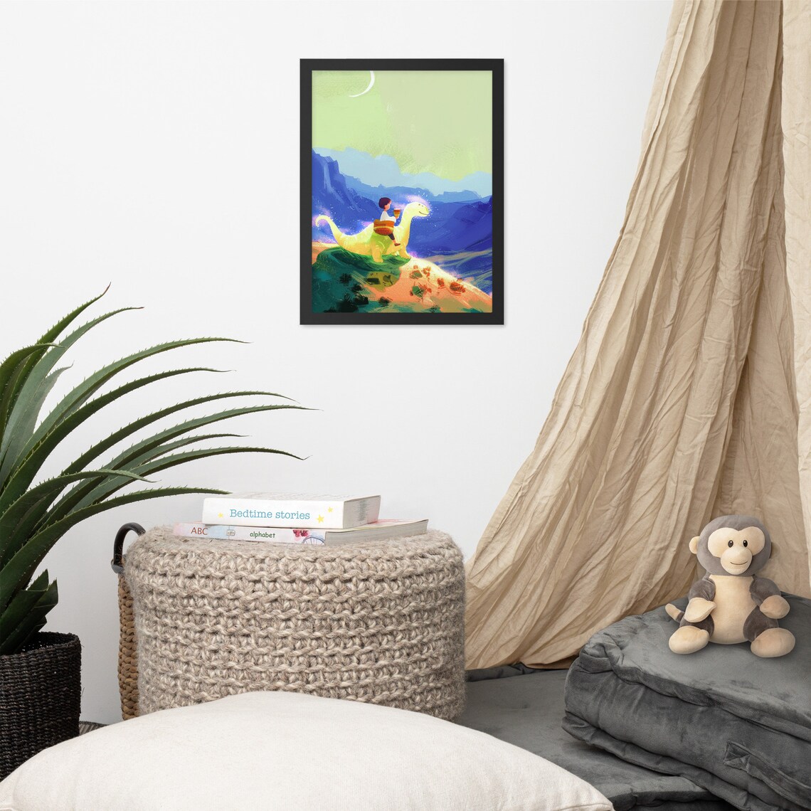 Children Contemplation Poster, Nursery Kids - Image 7