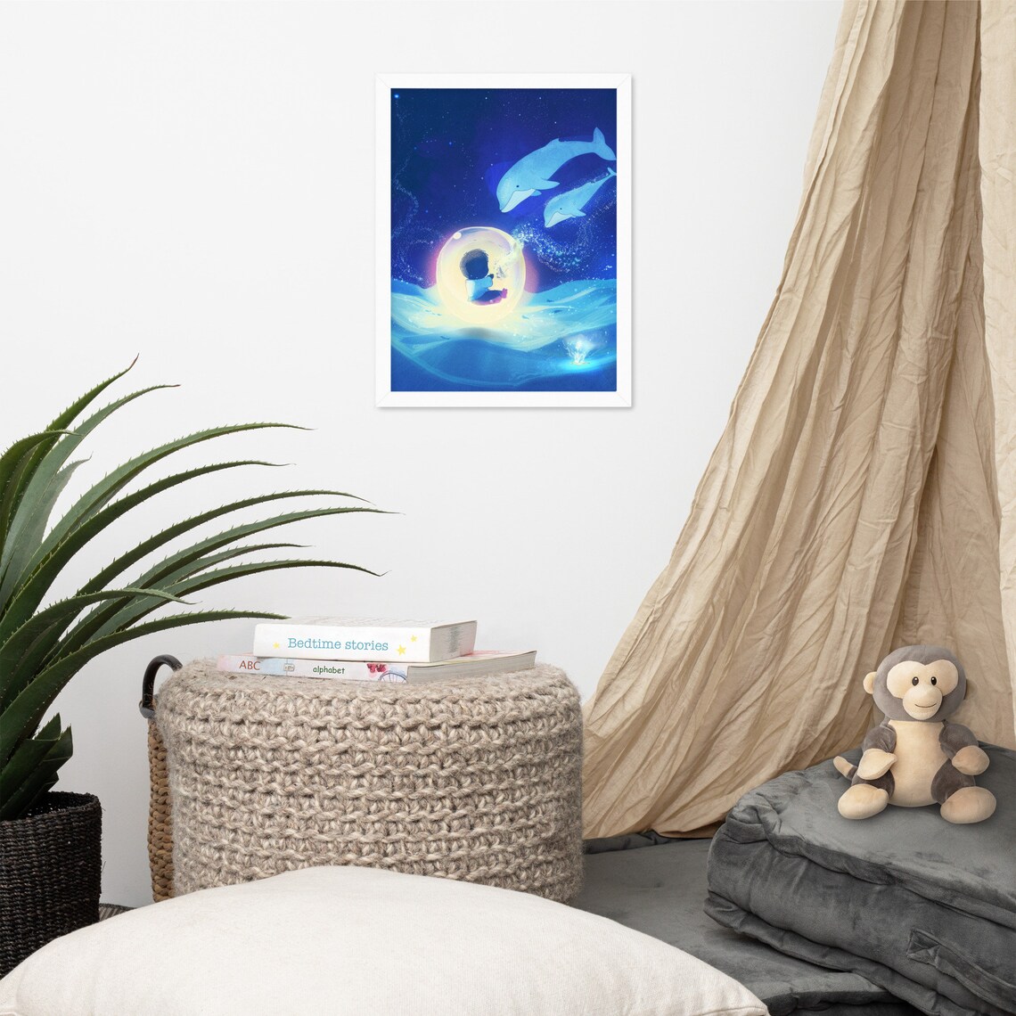 Children Light Colorful Poster, Nursery Decor - Image 4