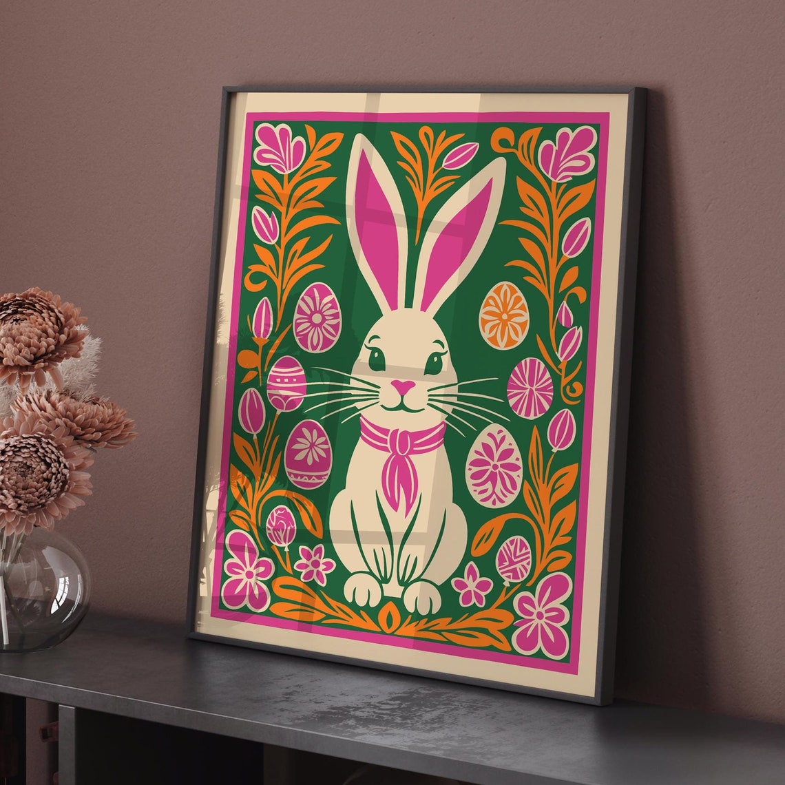 Easter Bunny, Spring Decor Art Print